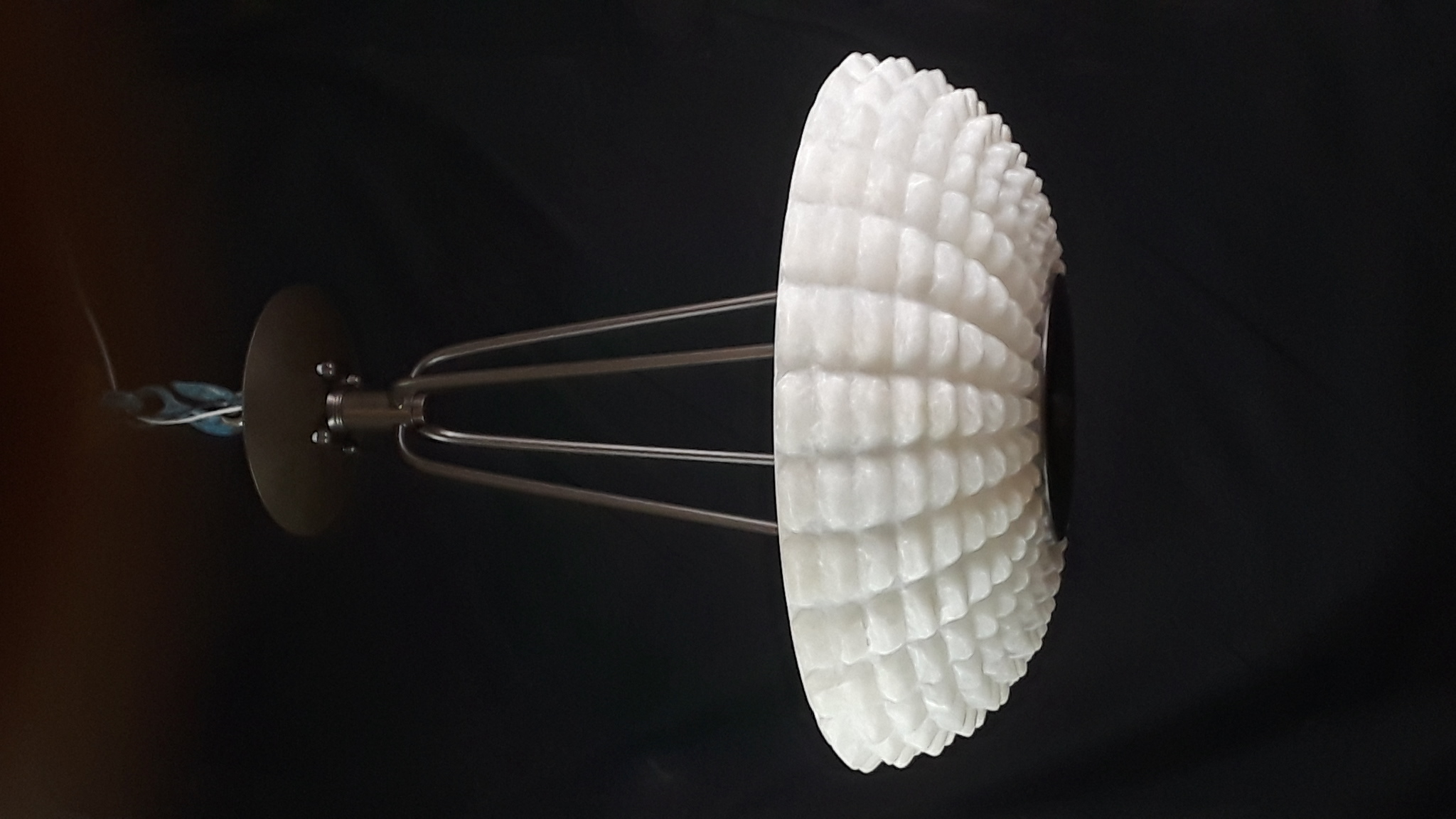 r414.0005 Grooved Alabaster 24 inch
