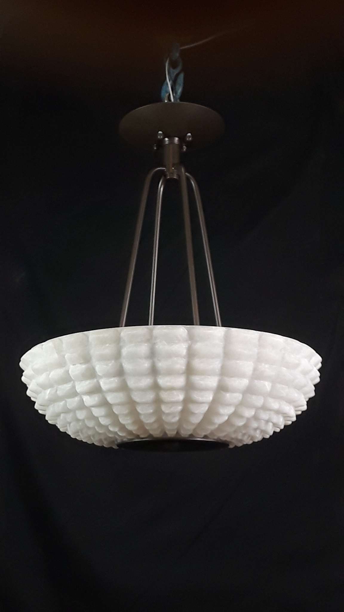 Grooved Alabaster 24 inch