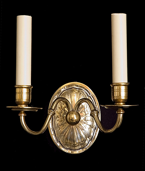 R147 Georgian Cut Glass Double