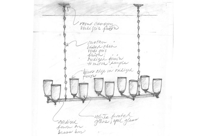 Chicago Residence Chandelier  Design Craig and Co